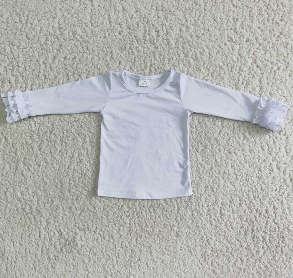 6 A8-1 White Long Sleeve Top