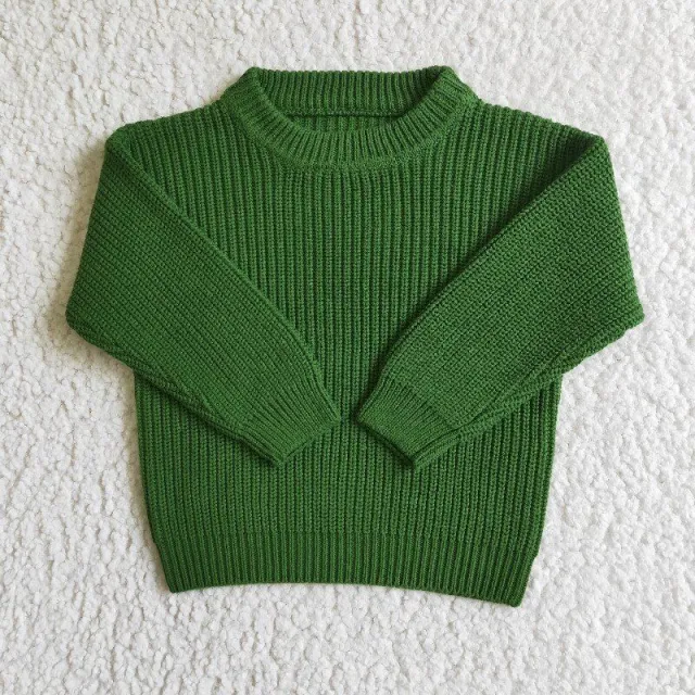 GT0031 green sweater top