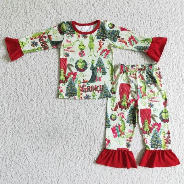 christmas girl pajamas