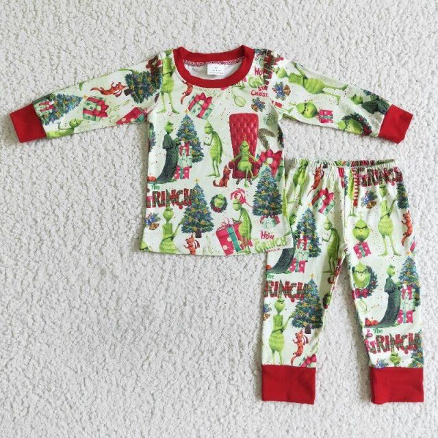 christmas  boy pajamas