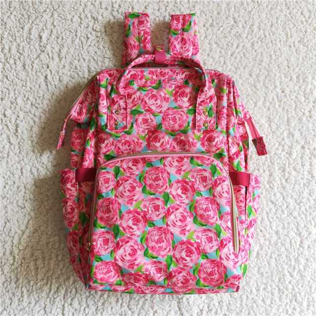 BA0026 Flower cow pink  bag