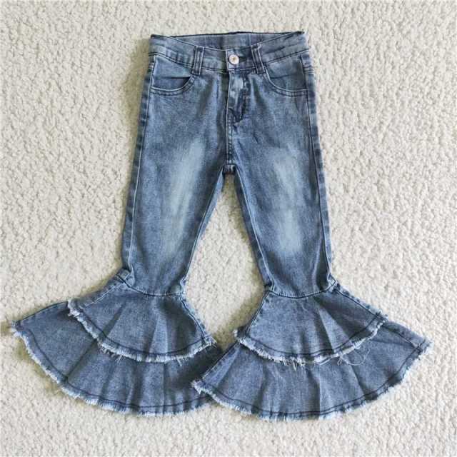 C5-15 classic blue flared denim Pants