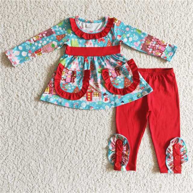 GLP0247 Christmas  boutique outfits