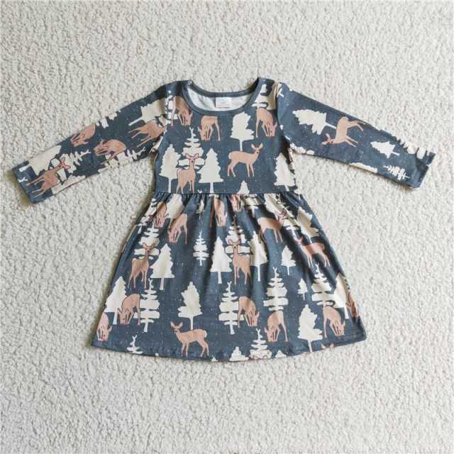 GLD0152 baby  girl dress