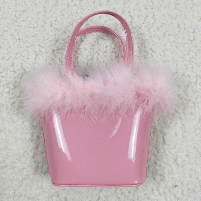 pink handbag