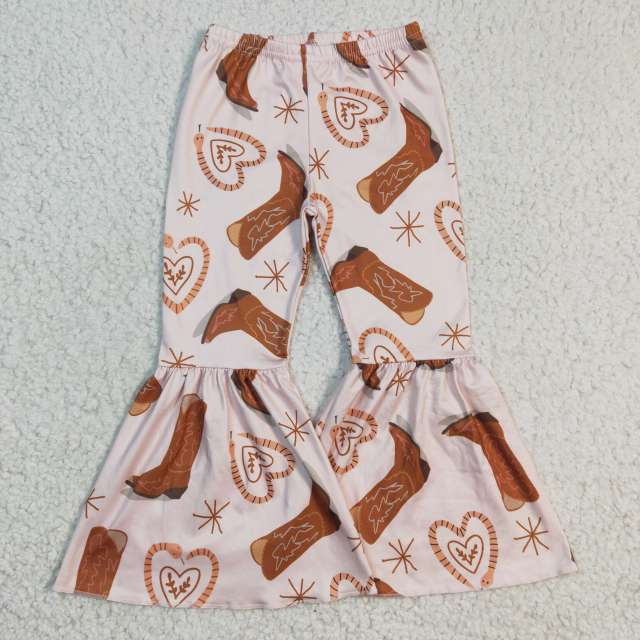 P0055 Orange Polka Dot Milk Silk pants