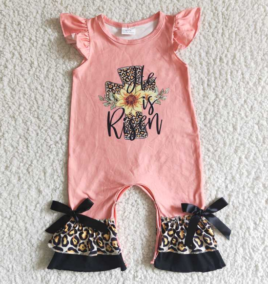 EC0002 girls  romper