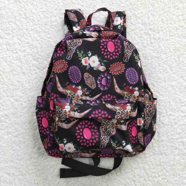 BA0042 children rose cow head ruby Bags