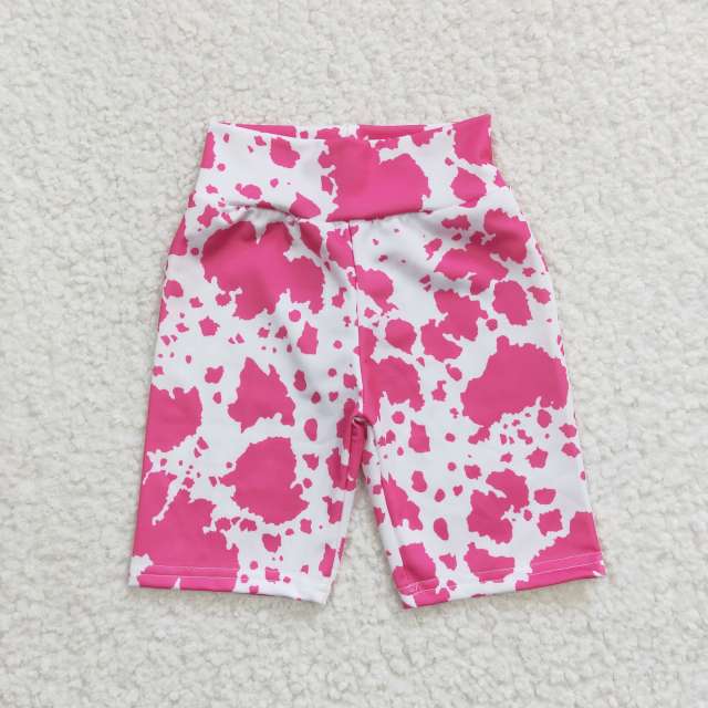 SS0029 girls rose shorts cycling pants summer set