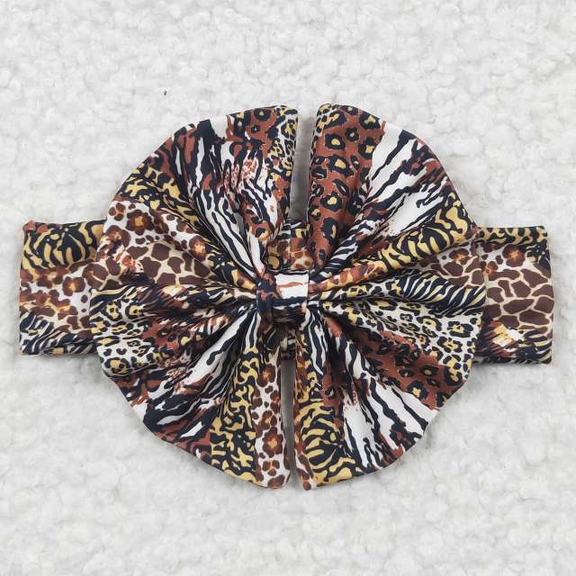 GBO0096 Girls WILD THING leopard short sleeve briefs summer set