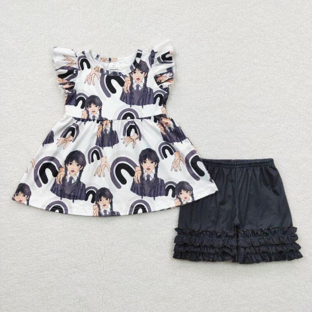 black cartoon girl summer set