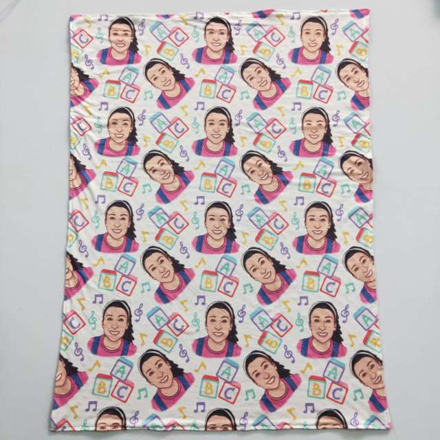 BL0048 Ms.Rachel kids print blanket