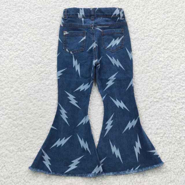 P0128 Lightning Blue Denim Trousers