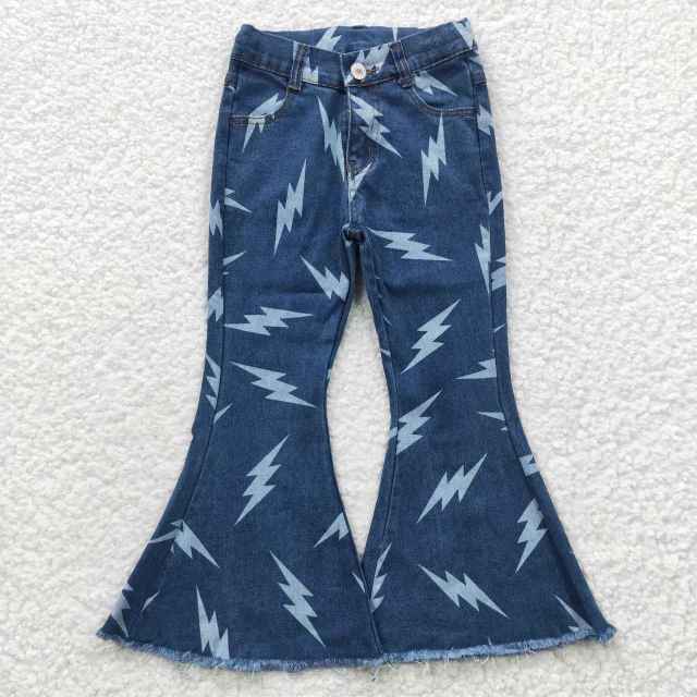 P0128 Lightning Blue Denim Trousers