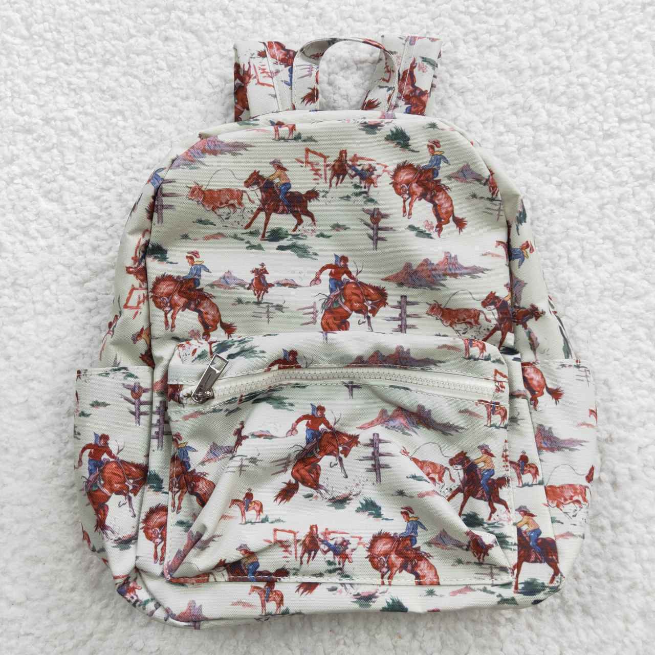 BA0059 Girl Riding Horse Backpack Bags