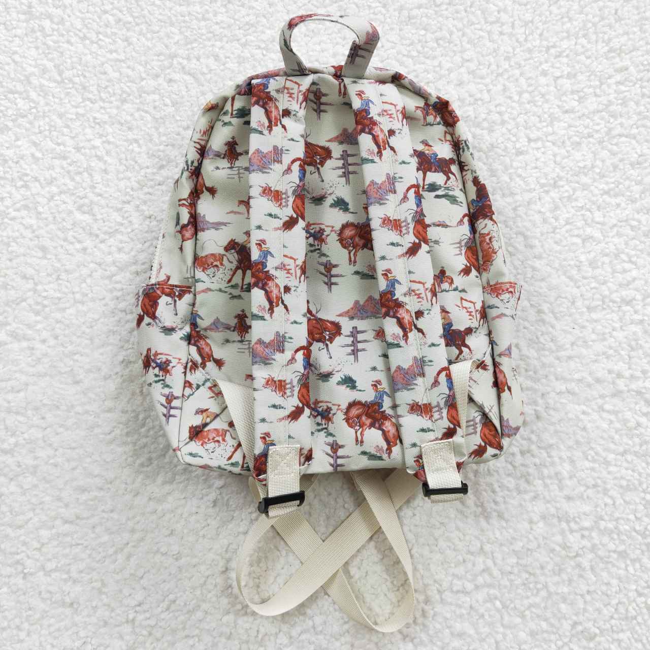 BA0059 Girl Riding Horse Backpack Bags