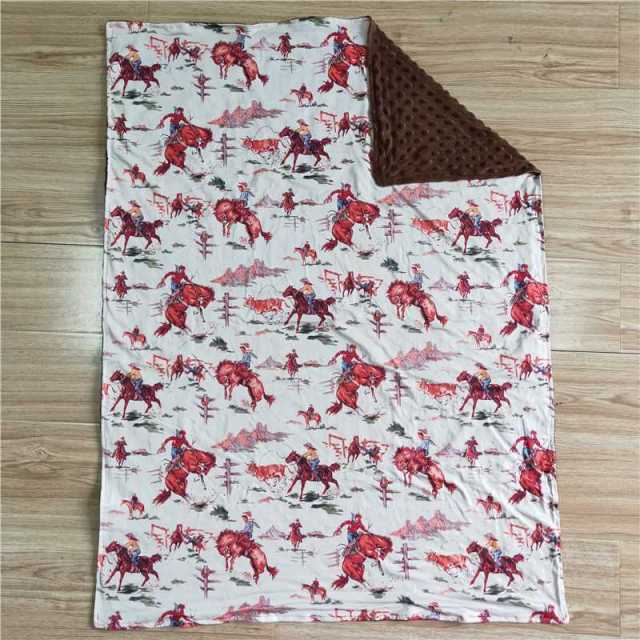 BL0012 baby riding horse blanket