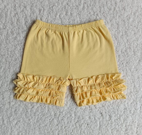 C9-1-2 yellow shorts