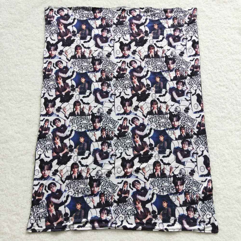 BL0051 WEDNESDAY black blanket