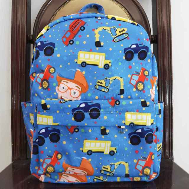 BA0090 blippi Vehicle Backpack Blue