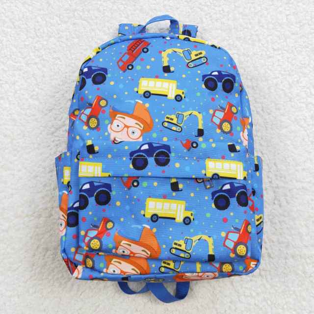 BA0090 blippi Vehicle Backpack Blue