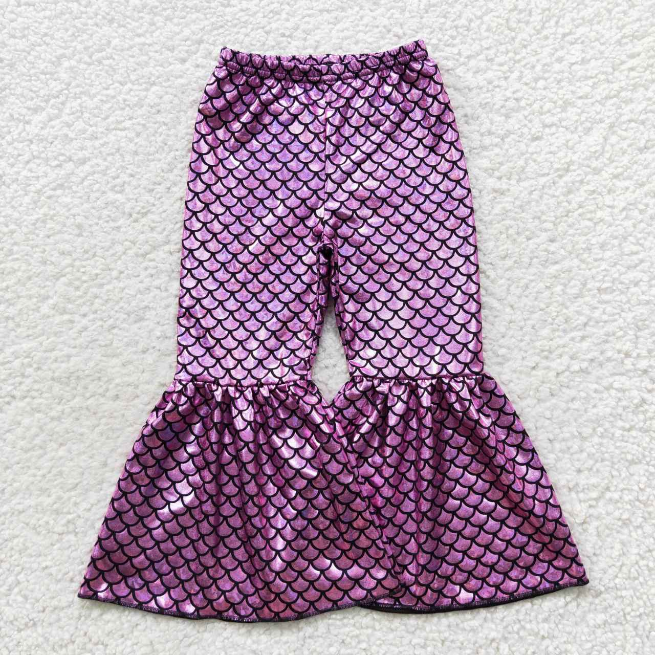 P0249 Fishscale Fuchsia Pants