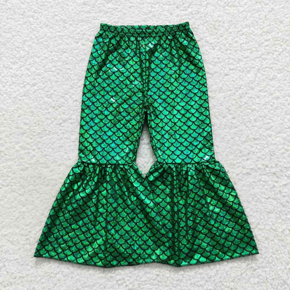 P0250  Fishscale Green Pants
