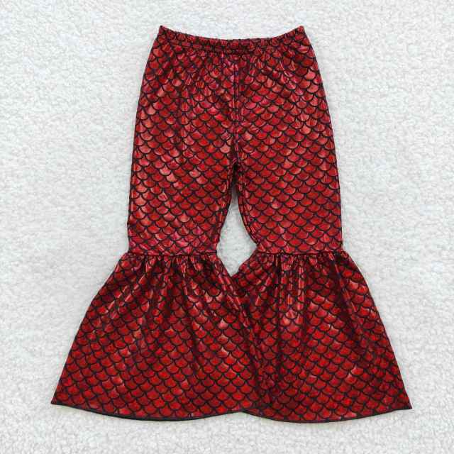 P0247 Fishscale Red pants