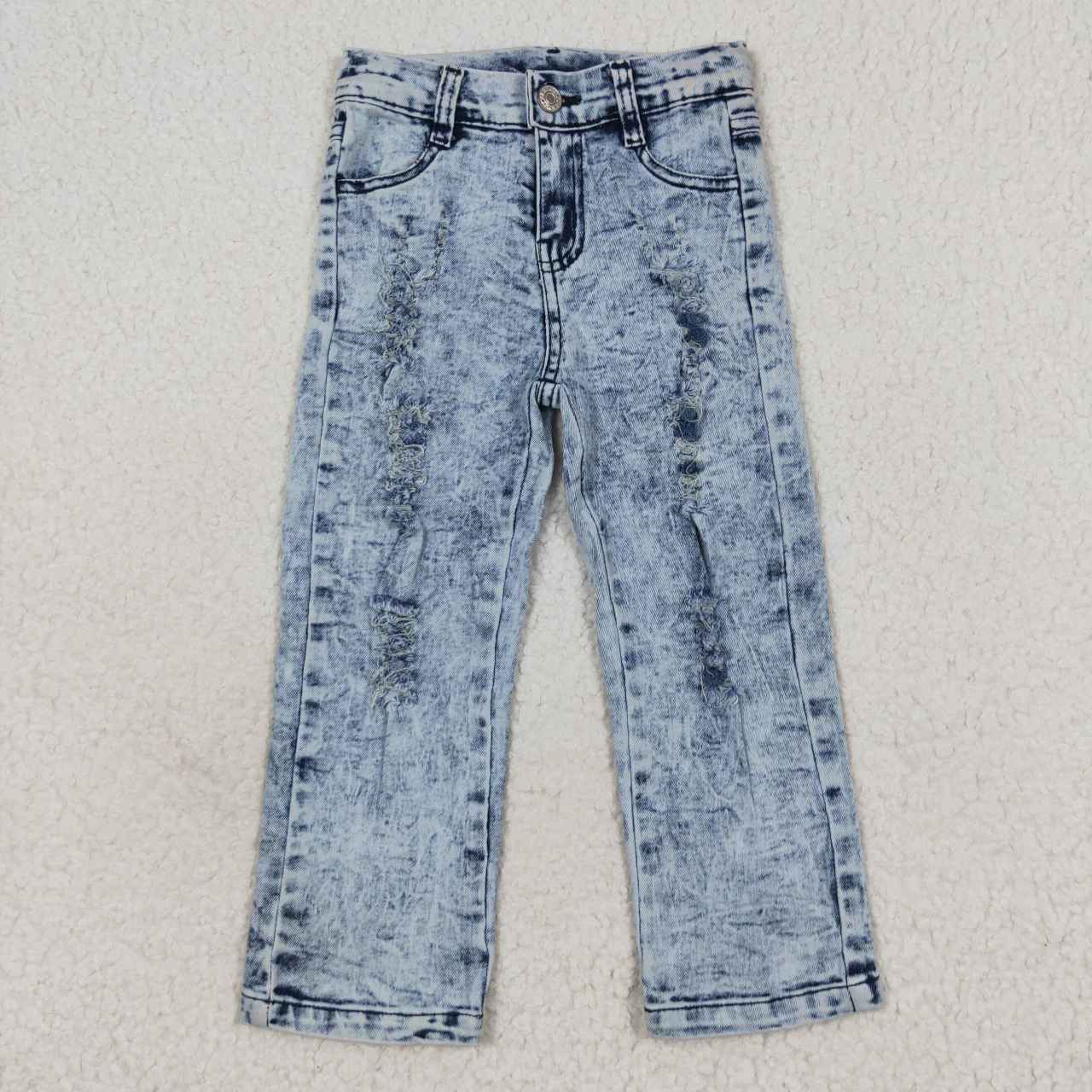 P0244 Light Bleach Denim pants