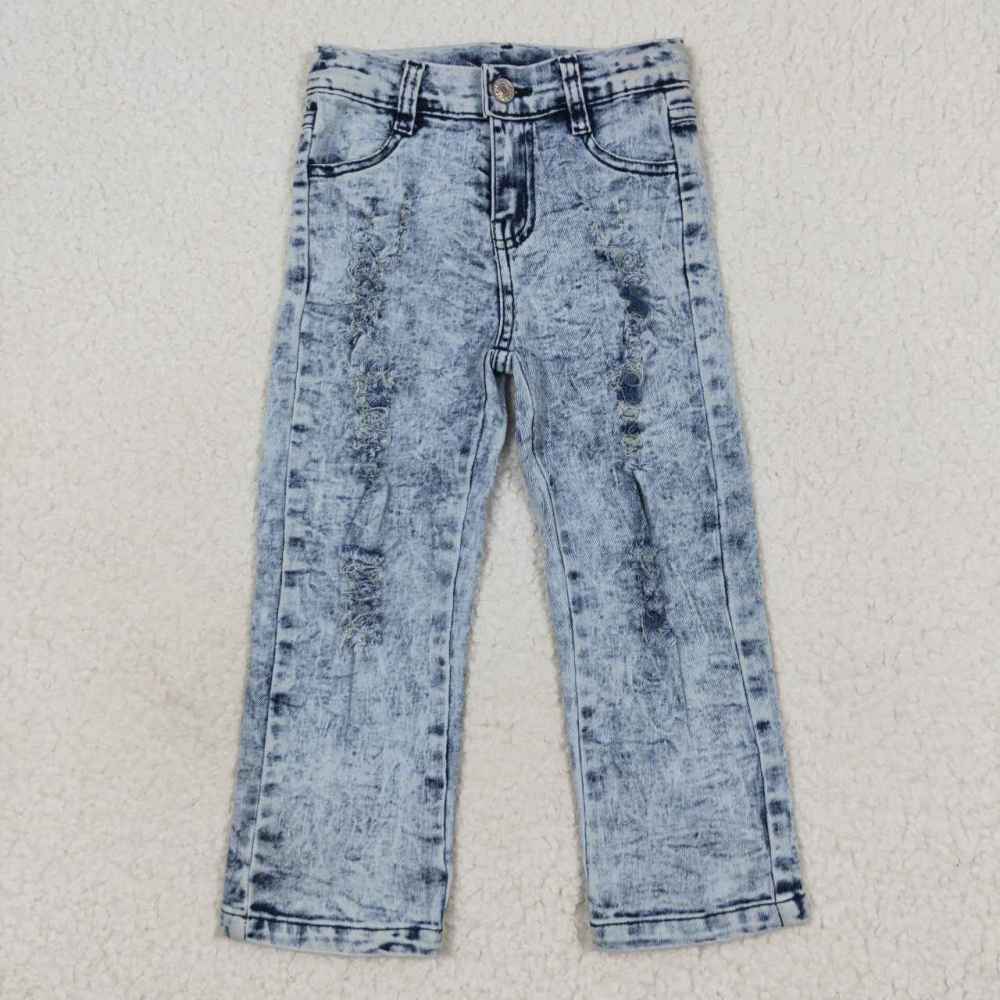 P0244 Light Bleach Denim pants