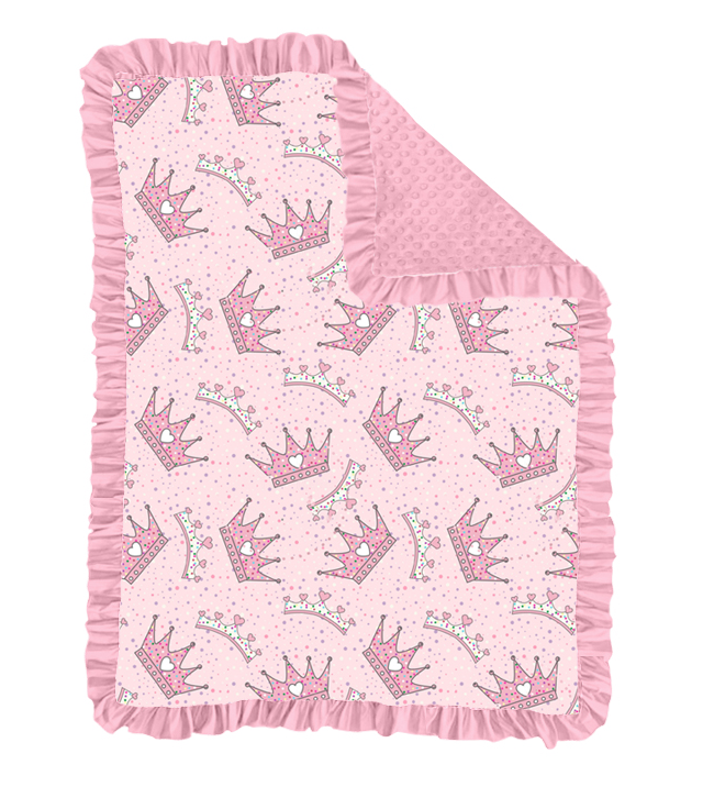 Custom Crown Girls Blanket