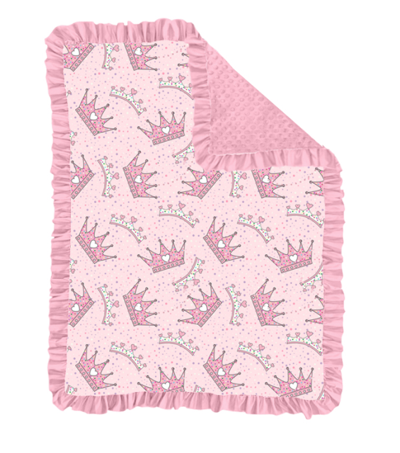 Custom Crown Girls Blanket