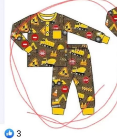 Moq  5 Custom Boys Pajama Sets