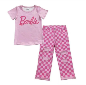 GT0151  P0044 short sleeve and jeans set