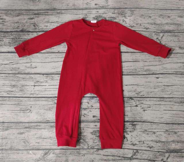 Pre-order boys summer clothes red long sleeve jumpsuit