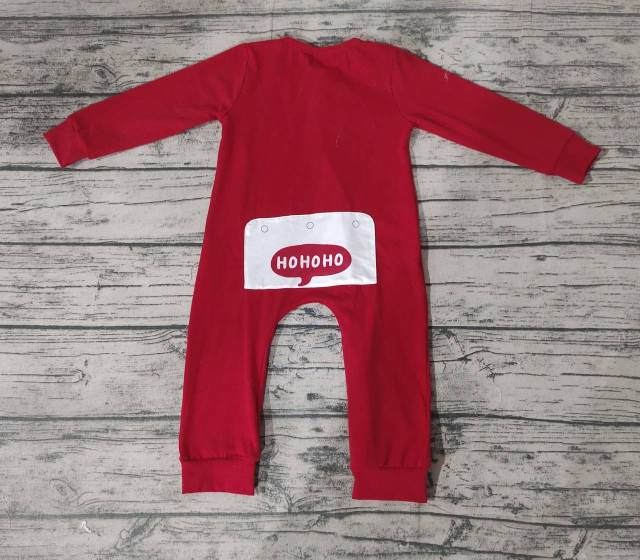 Pre-order boys summer clothes red long sleeve jumpsuit