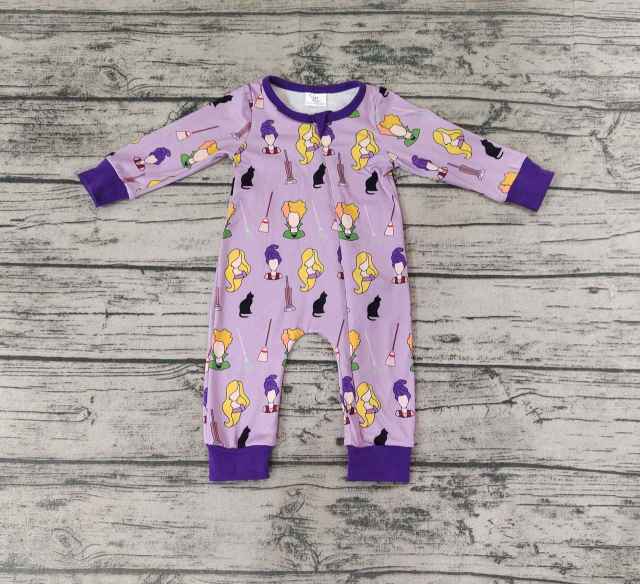 Pre-order boy summer clothes purple long sleeve jumpsuit