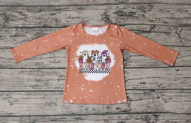Pre-order kids summer clothes hocus pocus long sleeve top