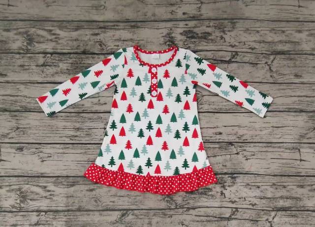 Pre-order girls christmas long dress