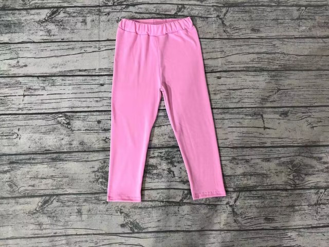 Pre-order kids summer clothes pink pants