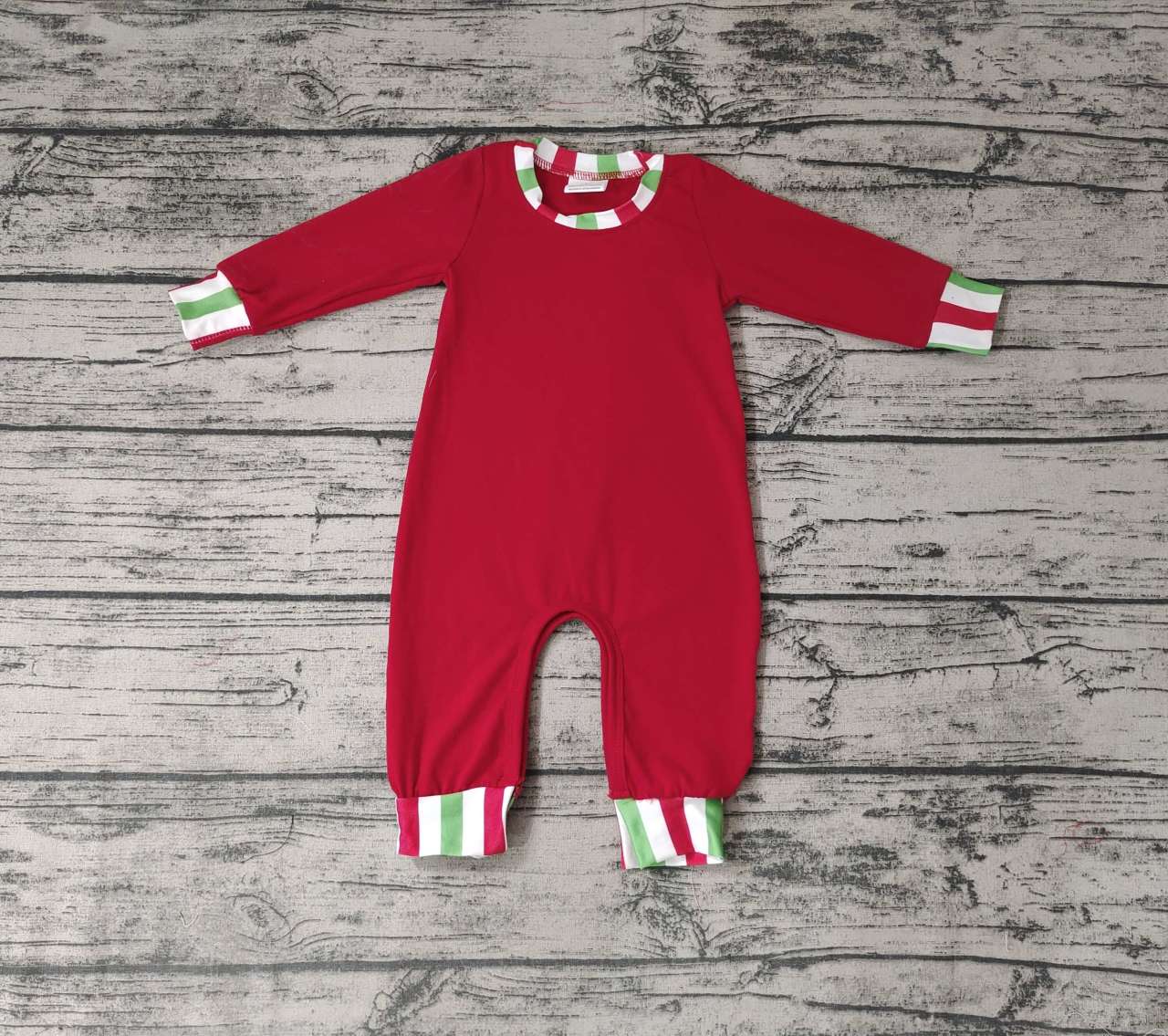 Pre-order boys summer clothes red long sleeve jumpsuit