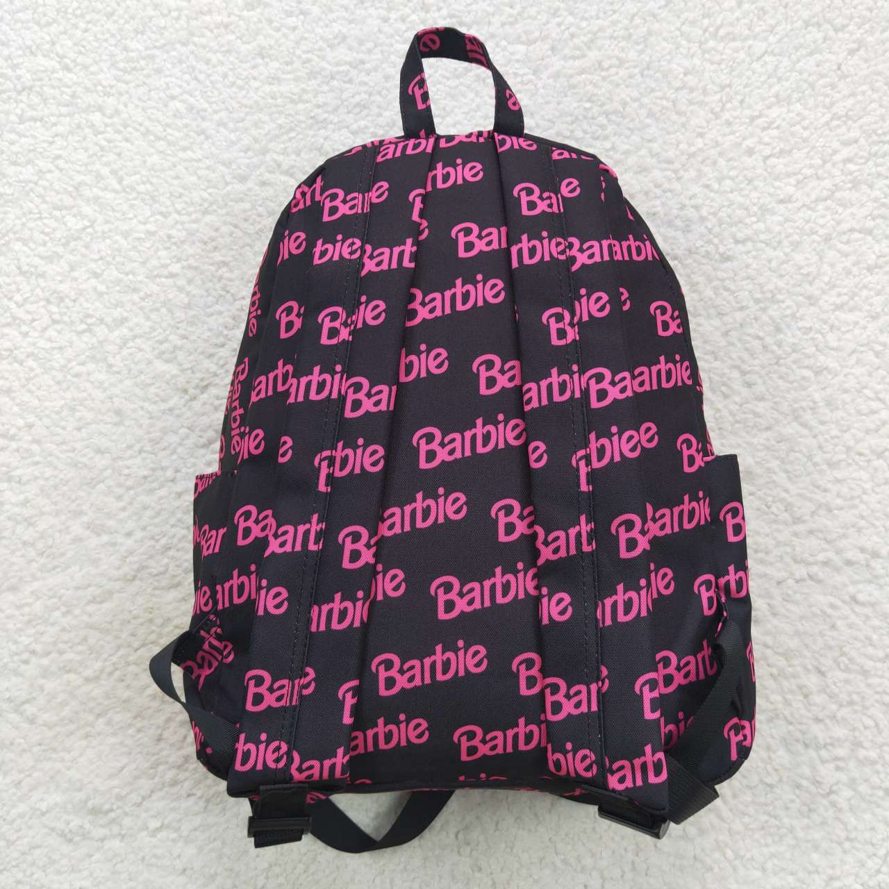 BA0137 letter black backpack