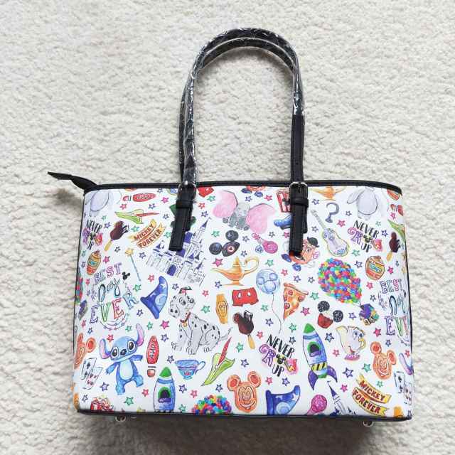 BA0111 Mickey Cartoon Character White Shoulder Bag     size  length13.5inch*width6inch*height10inch