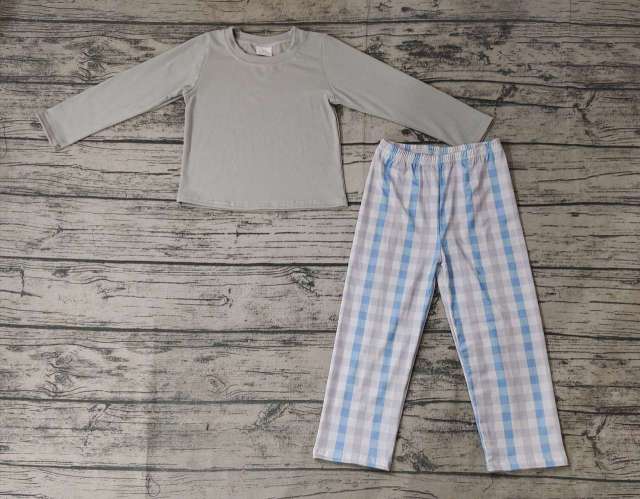 Pre-order boys summer clothes long sleeve pants set