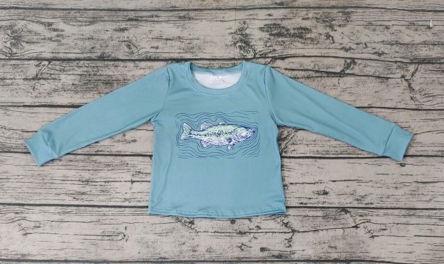 Pre-order kids summer clothes long sleeve top