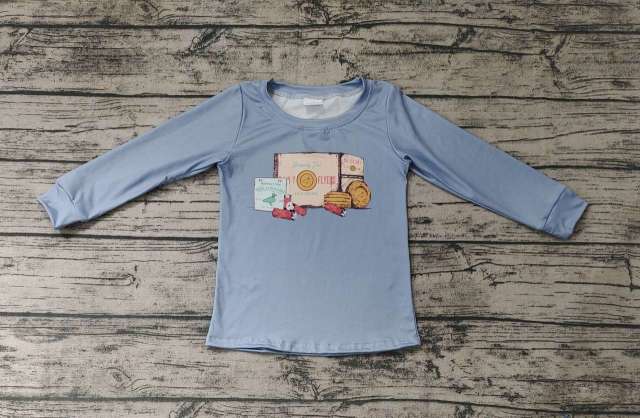Pre-order kids summer clothes long sleeve top