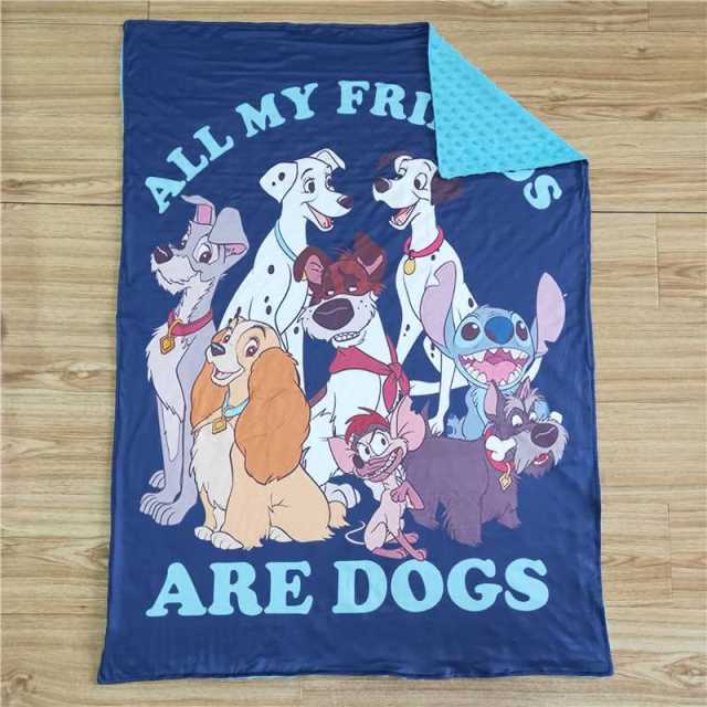 6 B3-35 ARE.DOGS blanket