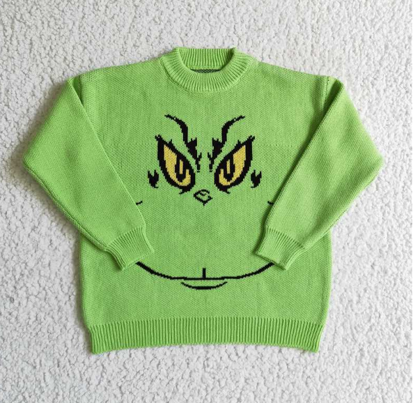 BT0099 green  sweater
