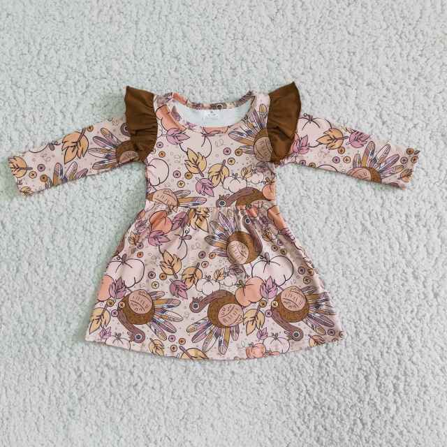 6 A6-11 turkey pumpkin dress