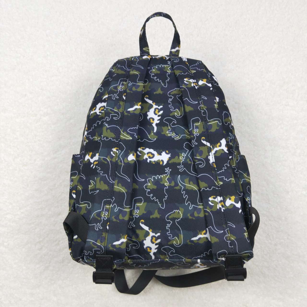 BA0155 Leopard Camouflage Dinosaur Army Green Backpack